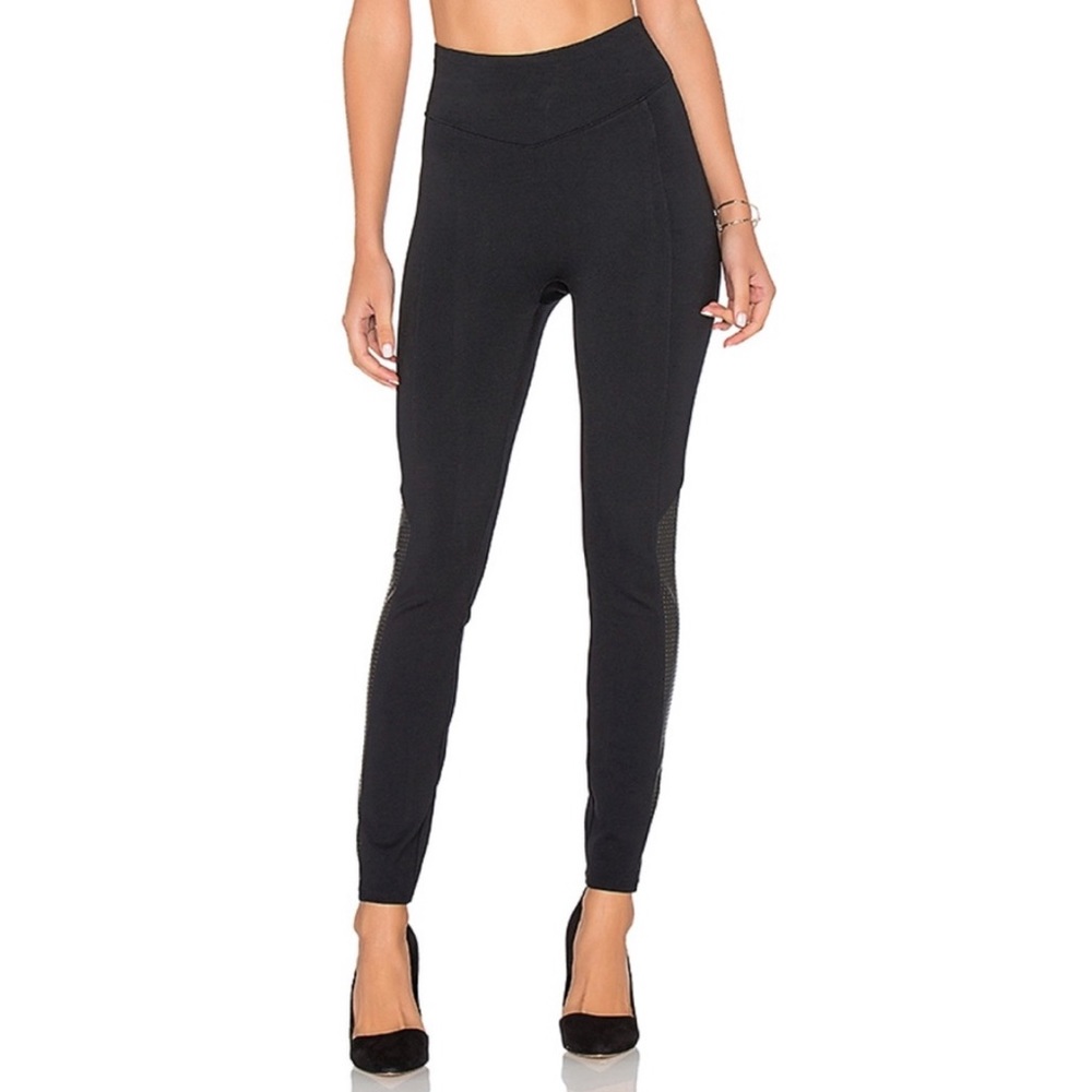 Spanx Faux Leather Perforated Leggings - Picture 2 of 6